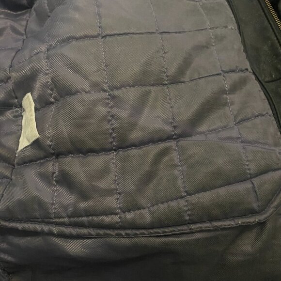 Danier Men's Black Leather Jacket with Quilt Zip out Lining Size 40/XL - Picture 11 of 15